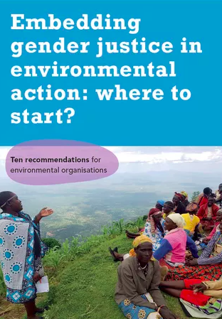 Incorporando la justicia de género en la acción ambiental: ¿Por dónde empezar?