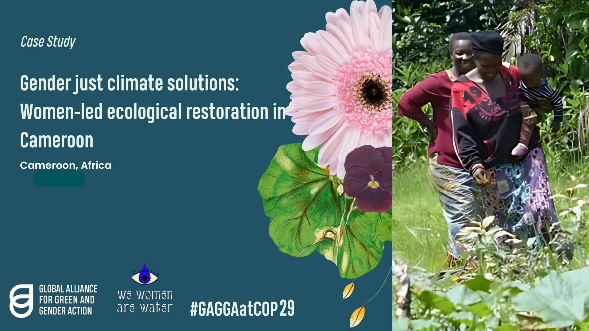 Gender just climate solution: Women-led ecological restoration in Cameroon