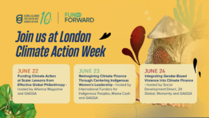 GAGGA at London Climate Action Week: Calling for Climate Finance That Reaches the Frontlines